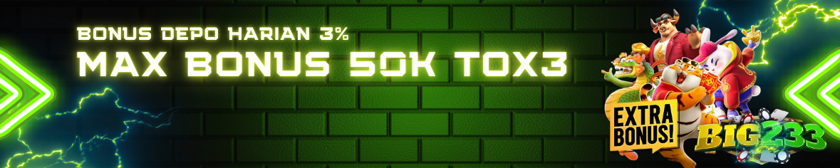 BONUS HARIAN 3%